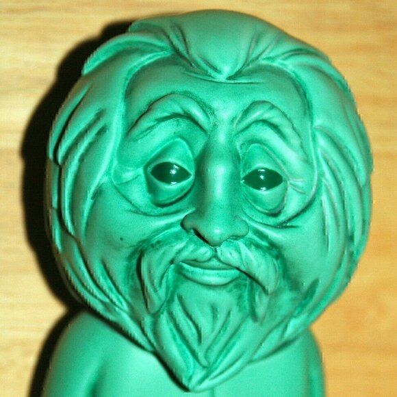 Rare Walt Disney Bobblehead Old Green Man 5" Ceramic Figurine 1971 One-of-a-Kind - Picture 3 of 12